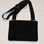 Baggallini  Black Crossbody Bag Triple Layer Zipper Purse Flap‎ Travel Organizer Photo 7