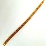 New stainless steel magnetic bracelet 8 inches Gold Photo 1