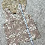 Gimmicks by BKE  Floral Mesh Lace Tank Top Cream Valentine Cottagecore Size XS Photo 12