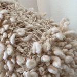 Cardigan Wool Blend Cream Chunky Knit Popcorn Open Front Small Hotel Particulier Photo 14