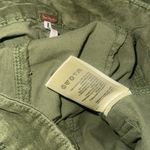 Free People NWOT High Time Velvet Kick Flare Pants Olive Army Green Photo 5