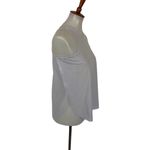 Onzie  One Size White Ribbed Tank Top Activewear Athleisure Yoga Photo 1