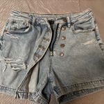 American Eagle  Denim Skort / Jean Shorts – Light Wash Photo 4