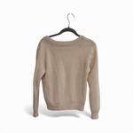 Faherty Women Small 100% Cashmere Ribbed Crewneck Sweater Quiet Luxury Warm Cozy Photo 2