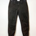 frame denim •FRAME• Banded Bottom Trapunto Moto Pant in Washed Mahogany Size 26 Photo 0
