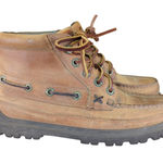 Ralph Lauren Polo Ranger Combat Leather Lace Up Ankle Boots Women's 7.5B WF4362 Photo 0