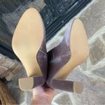 Steve Madden Boho Embroidered Taupe Gray Velvet Ankle Boots heels funky new Photo 5