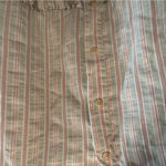 Perch By Blu Pepper Baby Doll Striped Ruffled Blouse Size 1XL Green Photo 8