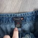 American Eagle Blue Zip Up Mini Skirt 14 Photo 1