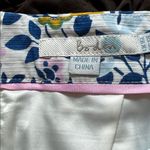 Boden Multicolor Floral Pencil Skirt 12 Long White Photo 2