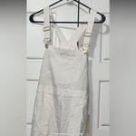 Stoney Clover Lane Nwot Stoney clover x target heart white linen like overalls M summer classic Photo 2