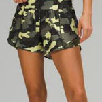 Lululemon athletica Green Camo Athletic Shorts Photo 0