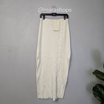 Sabo Skirt Sabo Raine White Ribbed Maxi Skirt Photo 2