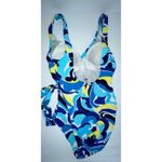 Tommy Bahama Tommy‎ Bahama blue floral one piece swimsuit size 6 Photo 1