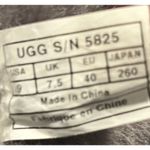 UGG  Australia Classic Short Boots 5825 Gray Suede Sheepskin Lined Women's Size 9 Photo 11