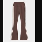 Splits59  Raquel High Waist Flared Leggings 30" Dark Chocolate Brown Creme M $128 Photo 1