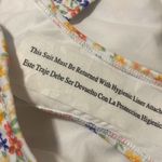 Shade & Shore swimsuit woman one piece white floral med coverage New Sz S Photo 3