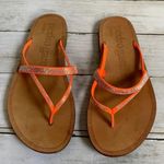 Pedro Garcia Swarvoski Crystal Sandals in Bright Orange Size 6.5 Photo 0