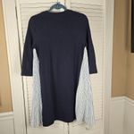 Pomander Place Tuckernuck Navy Blue Knit Devon Dress‎ Small Oversized Photo 1