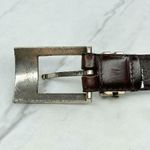 Fossil Vintage  Womens Brown Genuine Leather Belt Silver Buckle ✨ Photo 8