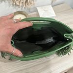 Maje Olive M Clutch Fringe Croc Bag Photo 6