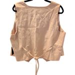 Eloquii Women’s Dusty Pink Linen Blend Button Front Vest NWT Size 16 Photo 1