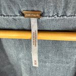 Free People Free‎ People Women's Medium Blue Linen Viscose V Neck Sleeveless Boho Top Photo 1