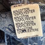 FRNCH Paris Floral Denim Overalls Large Cotton Photo 6