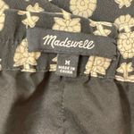 Madewell  100% Silk Stretch Waistband Island Skirt‎ in Bloomstamp Black Size S Photo 9