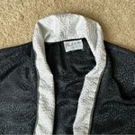 Vintage Mary McFadden Black and White Robe Size L Photo 3