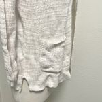 Madewell  Linen Blend Open Front Pocket Cardigan Sweater Classic White size XS Photo 2