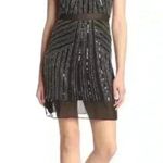Parker Taha Beaded Halter black Dress in size xs Photo 9
