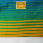 Playa Del Carmen Sun Cruise Travel Beach Gym Colorful Canvas Tote Zipper Bag 14' Yellow Photo 5