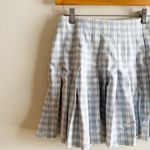 Brandy Melville  Blue & White Pleated Preppy Skirt Size S Photo 2