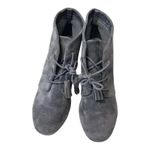 Dr. Scholls  Dakota Grey Suede Lace Up Shoe Size 8.5 Photo 1