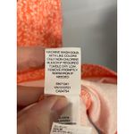 LL Bean Coral White Abstract Print Short Sleeve Knit Dress Women XL REG Orange Photo 6