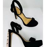 Veronica Beard black suede Darcelle Ankle Strap Stiletto Sandal (Women) 8.5 Photo 10