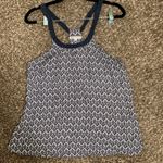 7 For All Mankind silk shirt woman size SMALL, silk braided straps Photo 1