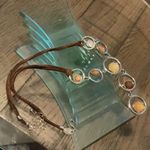 Lia Sophia Silver and Brown Gemstone Necklace Photo 3