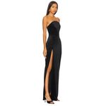 Amanda Uprichard  x REVOLVE Wolfe Gown in Black Small New Womens Maxi Dress Photo 2