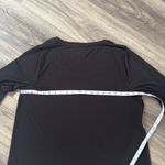 Jason Wu Black Long Sleeve Blouse with Tie Large Stretchy Womens Elegant Top Photo 7