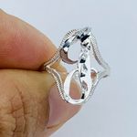 Sterling Silver 925 Women’s Initial J Ring Size 7 Anillo de Inicial J en Plata Tamaño 7 New Photo 1