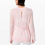 Lululemon  Sincerely Yours Cashlu Sweater Pink Glow Photo 2