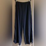 Alo Yoga NWOT Breezy Wide Leg Pants Navy Blue Size L (Navy blue sold out color) Photo 5