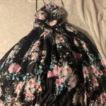 Blondie Nites Black / Floral Prom Dress Photo 0