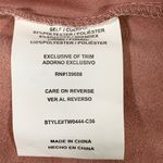 Taylor & Sage  Suede Feel Mauve Laser Cut Tank Size Small Photo 5