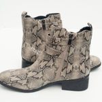 Kennth Cole Reaction. Snake Skin Print Chelsea Boot. Tan Size 7 Photo 8
