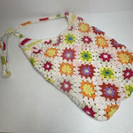 Crochet‎ Granny Square Tote Bag Shoulder Bag Colorful Handmade Hippie Boho Photo 0