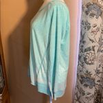 Green Tea Burnout Yoga Long Sleeve Shirt Size Medium Blue Photo 2