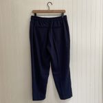 J.Crew Jamie Pant Pull On Elastic Back Tapered Leg Ankle Length in Navy Size 8 Photo 5
